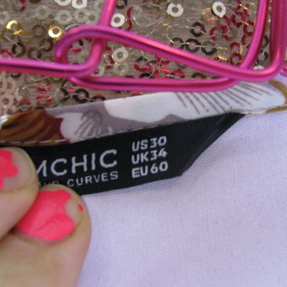 NWT BloomChic purple floral dress 30/ 6X - Picture 7 of 9